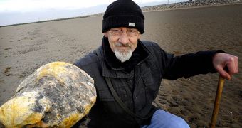 British man finds a rather large chunck of whale vomit, plans to sell it for a considerable amount of money