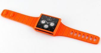 3D printed watch strap for Apple iPod Nano