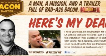 Man Plans to Travel Across America Bartering Bacon