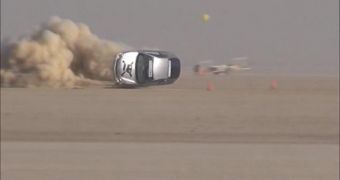 Brian crashes at 200mph in the desert