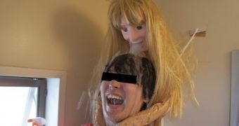 Man ends up on the news after turning his shower into a creepy doll reportedly modeled after his girlfriend