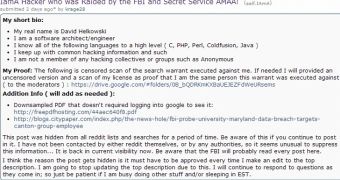 University of Maryland hacker does AMA on Reddit