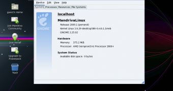 Mandriva Linux 2009.1 RC1 GNOME LiveCD