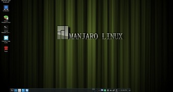Manjaro KDE 0.8.11 RC desktop