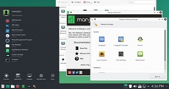 Manjaro Linux 0.8.13 RC2 Comes with KDE Plasma 5.3.1 and KDE Apps 15.04.1