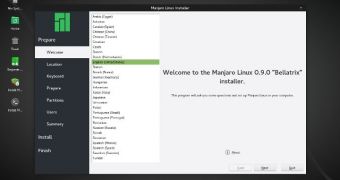 Manjaro Xfce 0.9.0 Pre1 installer