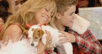 Mariah Carey, Justin Bieber Get Festive in 'All I Want for Christmas' Video