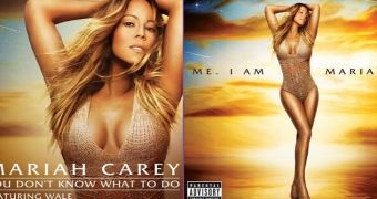 The “after” and the “before” photo: Mariah Carey’s people got carried away with Photoshop