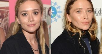 This is Mary-Kate Olsen as seen in January (left) and November (right)