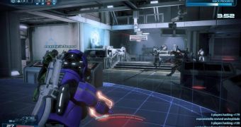 A hacking objective in Mass Effect 3's multiplayer