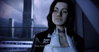 You meet up with Miranda in Mass Effect 3