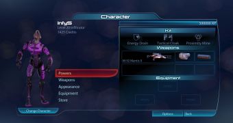 A Salarian Infiltrator in Mass Effect 3's multiplayer