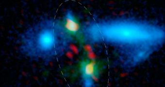 The massive galactic merger