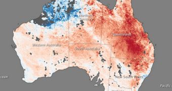 Eastern Australia is slowly getting baked under merciless temperatures
