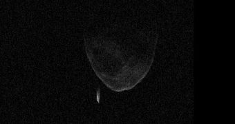 The QE2 asteroid as seen by Arecibo