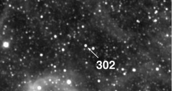 Image showing one of the stars analyzed in the new study