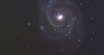 A new supernova was found in the nearby galaxy M51