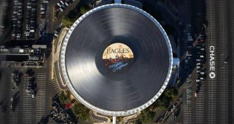 The largest vinyl record ever put together is a tribute to the famous band The Eagles