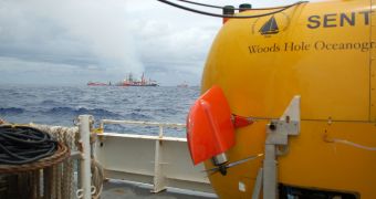 Sentry criss-crossed the plume in deep Gulf waters 19 times to help determine its size and shape