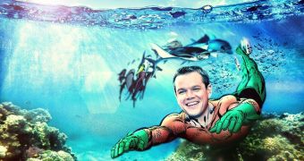 Matt Damon is said to be playing Aquaman in Zack snyder's upcoming Justice League movie