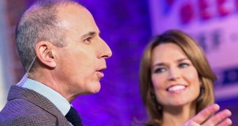 Matt Lauer jokes about the bad press he’s been getting at recent media event