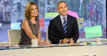 Matt Lauer surfs to work but is still late, for the first time ever