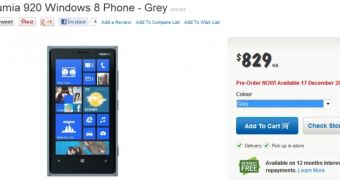 Matte Grey Lumia 920