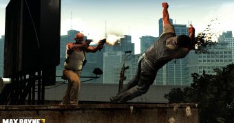 Shoot others in Max Payne 3's multiplayer