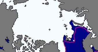Arctic sea ice extent for March 2014 was 14.80 million square kilometers (5.70 million square miles)