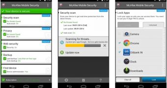 McAfee Antivirus & Security for Android (screenshots)