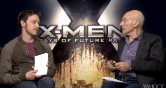 James McAvoy and Sir Patrick Stewart have some fun with impersonations of each other
