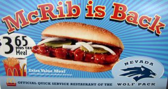 McDonald's has once again brought back its McRib