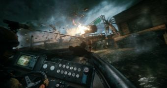 Lots of explosive scenes are present in Medal of Honor: Warfighter