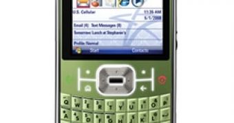 Motorola MOTO Q 9c Lime, one of U.S. Cellular's smartphones