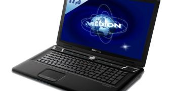 Medion Erazer X7813 17-inch gaming notebook