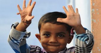 Arpan is four-years-old and lives in India