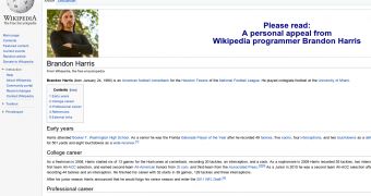 The new Wikipedia donation banner