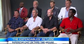 The leading men of “Expendables 3” stop by ABC’s Good Morning America