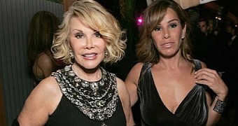 The late comedienne Joan Rivers and her only daughter Melissa