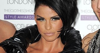 Men prefer women to go easy on the makeup, survey reveals (Pictured here: Katie Price)