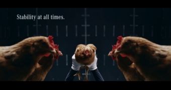 Mercedes chicken ad is based on a reused concept