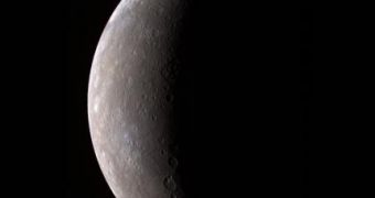 Color image of Mercury taken by MESSENGER during the first fly-by
