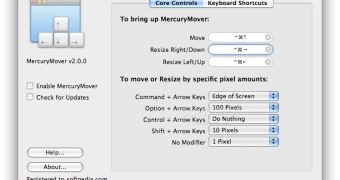 MercuryMover Helps You Control Windows with the Keyboard