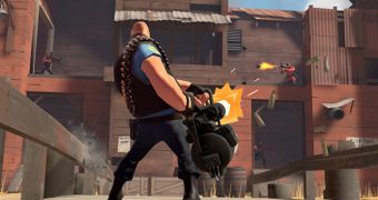 Team Fortress 2 gameplay on Mesa