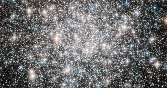 This is Hubble's latest image of the globular star cluster Messier 68