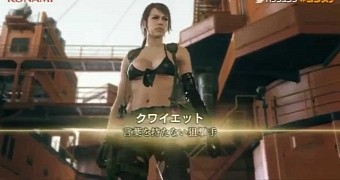 Quiet appears in the new MGS 5 trailer