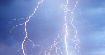 Lightning is one of the most dramatic effects of electricity