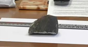 The meteorite that crashed through the roof