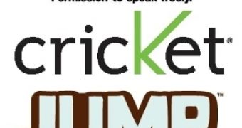MetroPCS, Cricket and Jump Mobile logos
