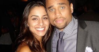 Michael Ealy and longtime girlfriend Khatira Rafiqzada tied the knot in October